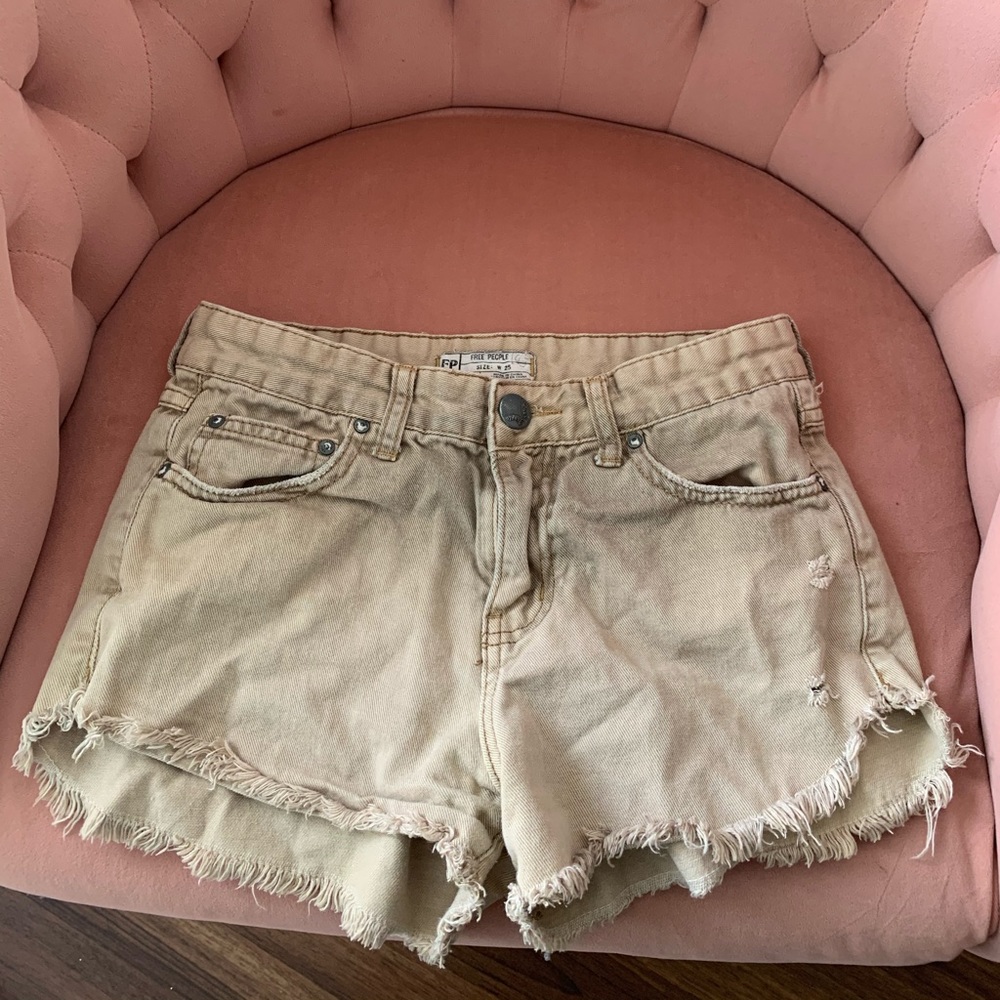 Free people mid rise shorts